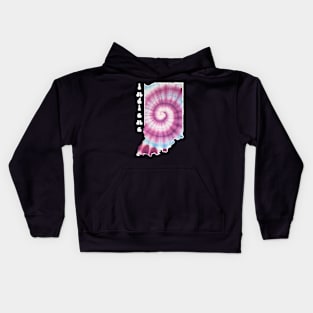 Indiana Tie Dye Kids Hoodie